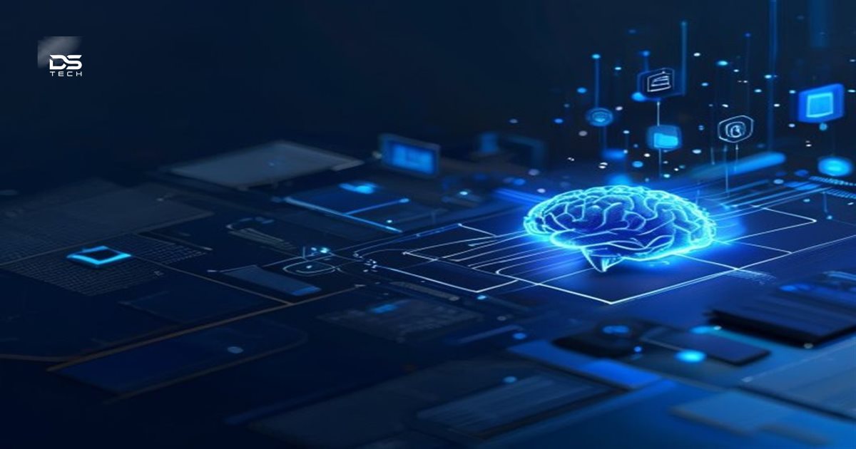 Ícone de rede neural representando IA generativa dentro da empresa